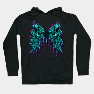 evil butterfly skull monster of death Hoodie